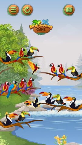 Birds Sort Color- Puzzle Games для Android — скриншот 1