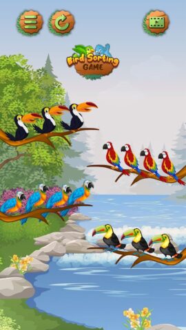 Birds Sort Color- Puzzle Games для Android — скриншот 3