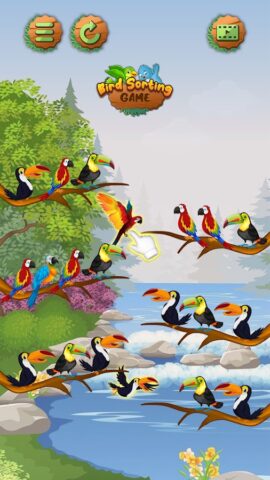 Birds Sort Color- Puzzle Games для Android — скриншот 4