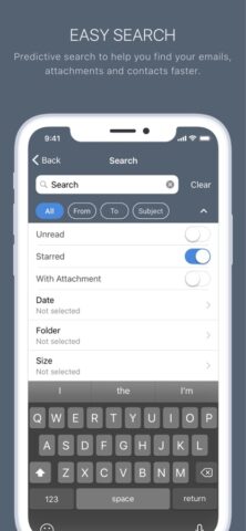 Bizmail — Business email для iOS — скриншот 5