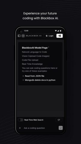 BLACKBOX.AI для Android — скриншот 2