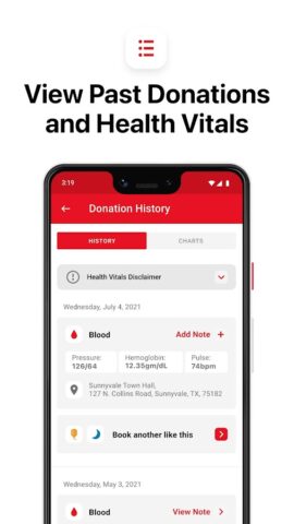 Blood Donor для Android — скриншот 3