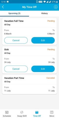 Blue Yonder Workforce для Android — скриншот 4