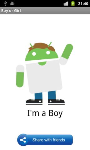 Мальчик или Девочка (Шутка) для Android — скриншот 3