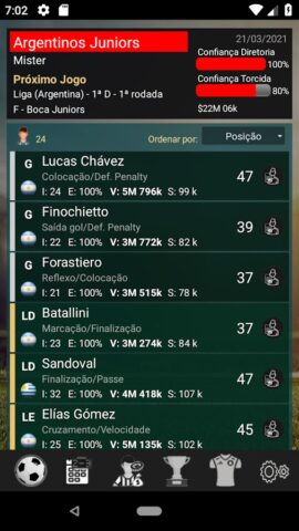 Brasfoot для Android — скриншот 3