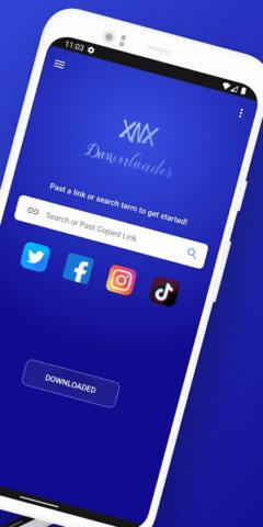 Browser x Video Downloader для Android — скриншот 2