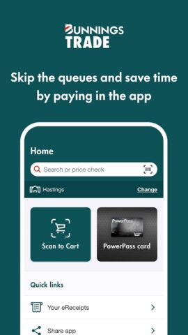 Bunnings PowerPass для Android — скриншот 1