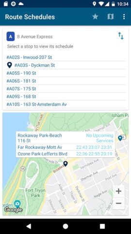 Bus Schedules in NYC для Android — скриншот 3