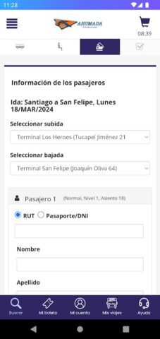 Buses Ahumada для Android — скриншот 4