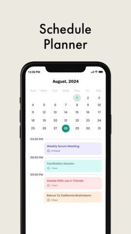 Calendar для Android — скриншот 3