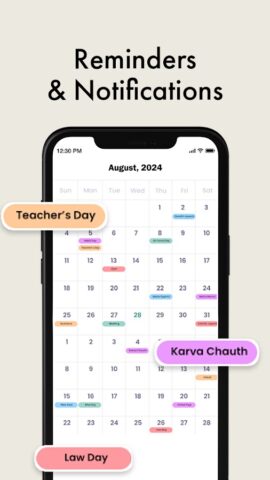 Calendar для Android — скриншот 4