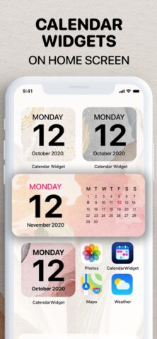 Calendar Widget for iPhone — скриншот 1