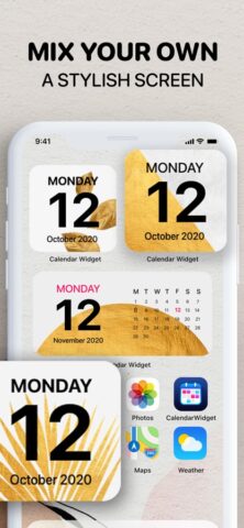 Calendar Widget for iPhone — скриншот 3