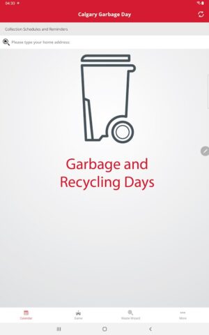 Calgary Garbage Day для Android — скриншот 4