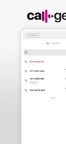 CallGear для iOS — скриншот 1