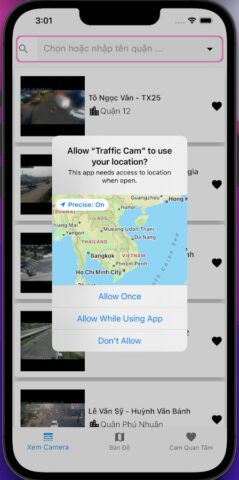 Camera Giao Thông Sài Gòn для Android — скриншот 2