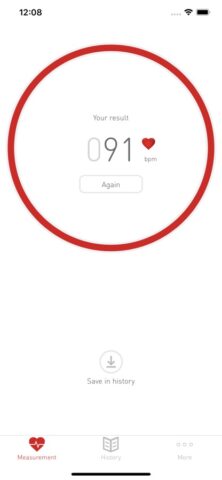 Пульсометр — Кардиограф Пульс для iOS — скриншот 3