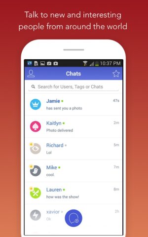 Chatous для Android — скриншот 4