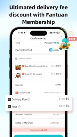 Fantuan: Asian Food Delivery для Android — скриншот 5