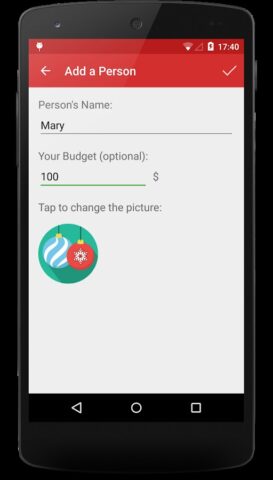 Christmas Gift List для Android — скриншот 5