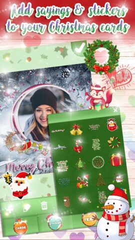 Рождественские Наклейки Фото для Android — скриншот 3
