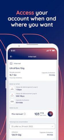 Cogeco My Account для Android — скриншот 1