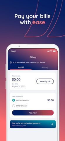 Cogeco My Account для Android — скриншот 2