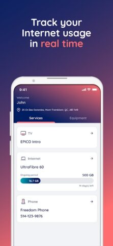 Cogeco My Account для Android — скриншот 5