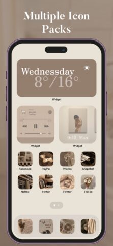 Красочный виджет для iOS — скриншот 2