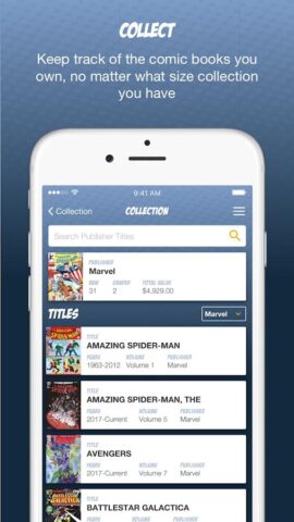 Comics Price Guide для Android — скриншот 2