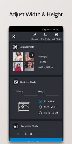 Image Resizer & Compressor для Android — скриншот 4