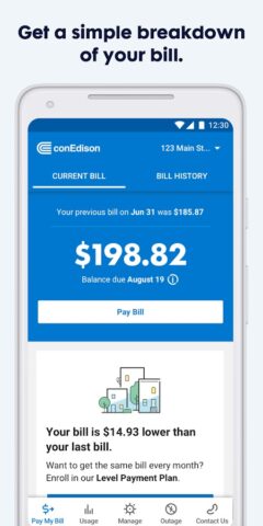 Con Edison для Android — скриншот 1