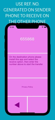 Передача контакта / файла для iOS — скриншот 4