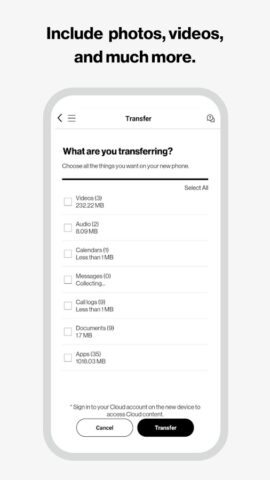 Content Transfer для Android — скриншот 3