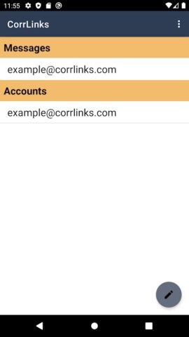 CorrLinks для Android — скриншот 2