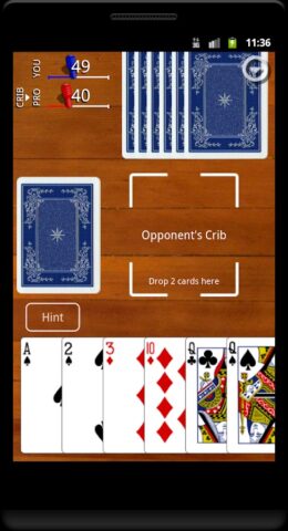 Cribbage Classic для Android — скриншот 1