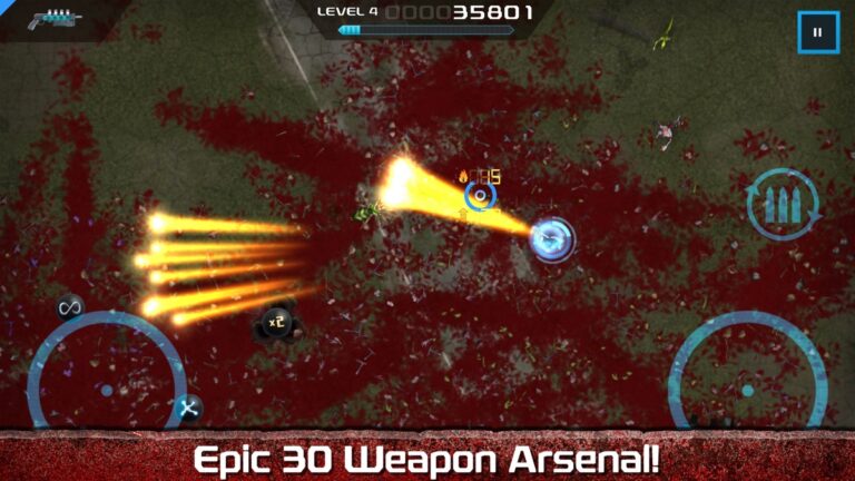 Crimsonland HD для iOS — скриншот 5