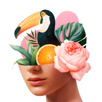 Dada: коллажи фото. Арт канва для iOS