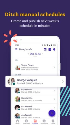 Deputy: Employee Scheduling для Android — скриншот 1