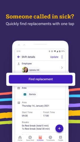 Deputy: Employee Scheduling для Android — скриншот 2