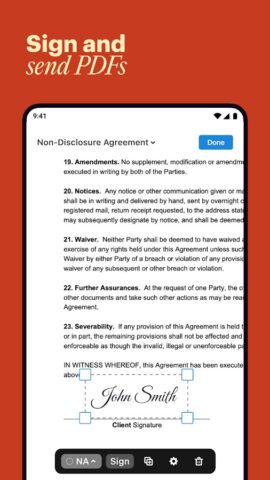 DocHub: Edit, Sign & Share PDF для Android — скриншот 3