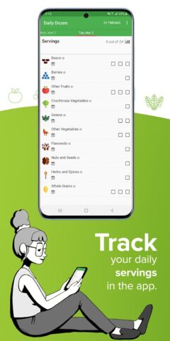 Dr. Greger’s Daily Dozen для Android — скриншот 4