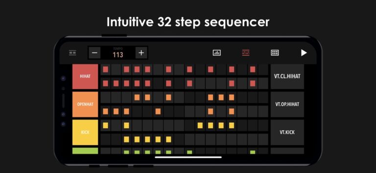 Drum Machine Создатель музыки для iOS — скриншот 2