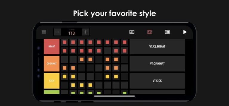 Drum Machine Создатель музыки для iOS — скриншот 4