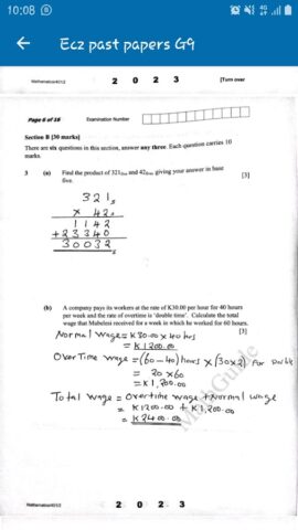 ECZ Past Papers|Answers +AI для Android — скриншот 2