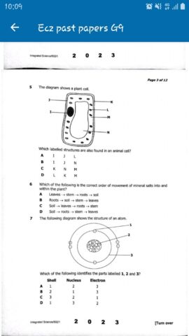 ECZ Past Papers|Answers +AI для Android — скриншот 4