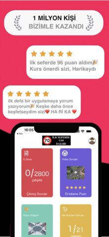 Ehliyet Sınav Soruları 2026 для Android — скриншот 1