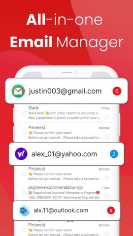 Email Go: All email app & mail для Android — скриншот 1