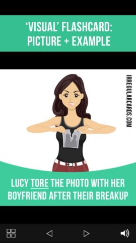 English Irregular Verbs Cards для iOS — скриншот 4