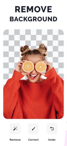 Удаление фона, обрезать фото для iOS — скриншот 1